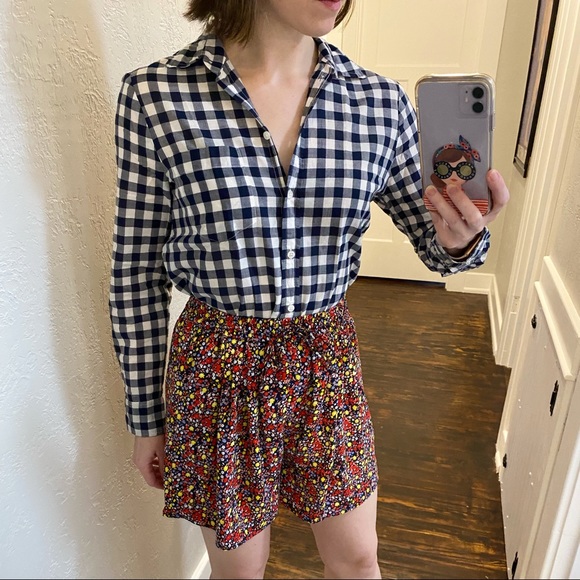 J. Crew, Gingham Button-Down Shirt in Boy Fit! - Picture 5 of 6